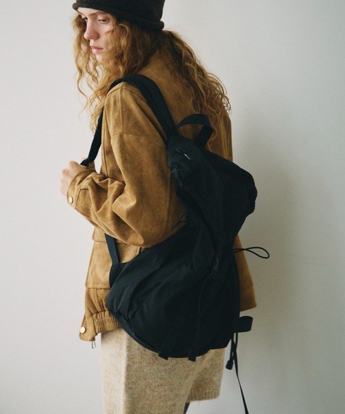 full/fill.(フルフィル)の「ripstop light backpack / リップストップライトバックパック(バックパック/リュック・レディース・ブラック/アイボリー・FREE)」の16枚目の写真