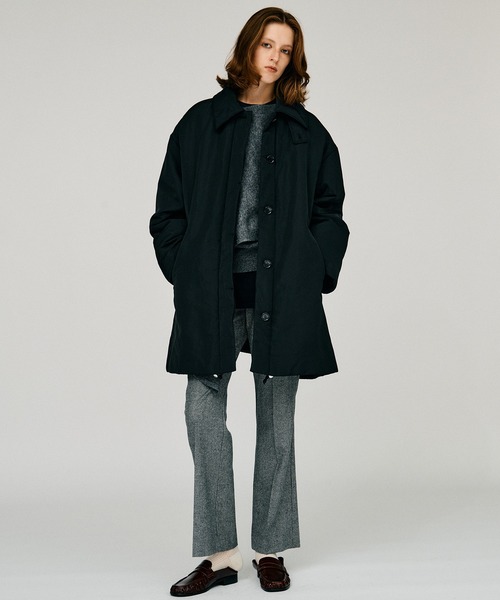 PRANK PROJECT(プランクプロジェクト)の「【2026Winter Pre-Order】パデッドスカーフミドルコート / Padded Scarf Middle Coat(その他アウター・レディース・ブラウン/ブラック・FREE)」の6枚目の写真