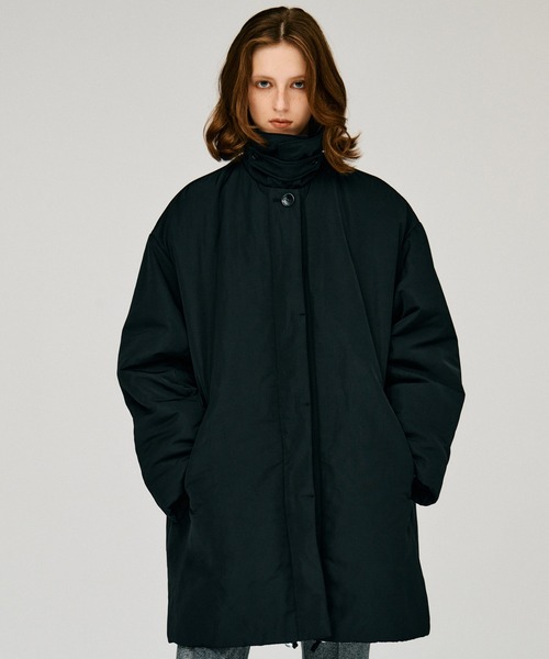 PRANK PROJECT(プランクプロジェクト)の「【2026Winter Pre-Order】パデッドスカーフミドルコート / Padded Scarf Middle Coat(その他アウター・レディース・ブラウン/ブラック・FREE)」の13枚目の写真