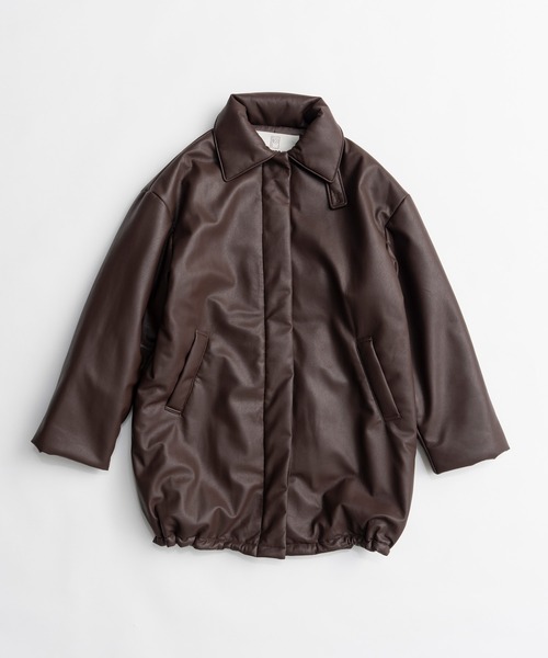 PRANK PROJECT(プランクプロジェクト)の「【2026Winter Pre-Order】パデッドスカーフミドルコート / Padded Scarf Middle Coat(その他アウター・レディース・ブラウン/ブラック・FREE)」の22枚目の写真