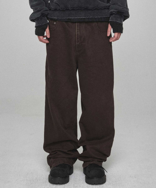 KICHUL(キチョル)の「オールデイコットンパンツ(ダークブラウン)(その他パンツ・レディース・その他・MEDIUM/LARGE/SMALL)」の2枚目の写真