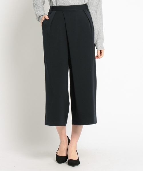 HusHusH（ハッシュアッシュ）の「ワイドクロップドパンツ（その他パンツ・レディース・グリーン/グレー/ブルー・03/02）」の4枚目の写真