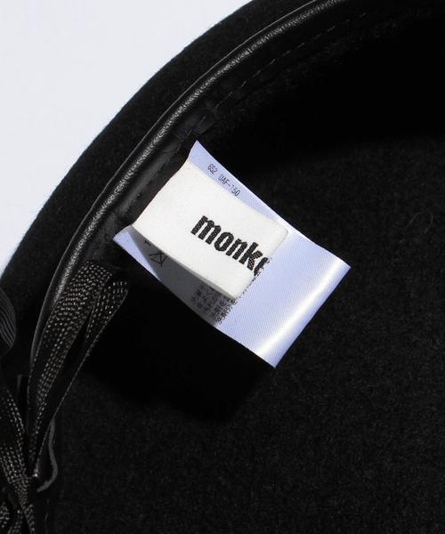 MONKEY TIME（モンキータイム）の「＜monkey time＞ フェルト アーミー ベレー帽 ：◆（ハンチング/ベレー帽・メンズ・ブラック/ダークブラウン・FREE）」の7枚目の写真