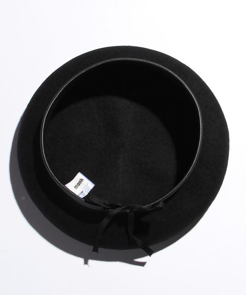 MONKEY TIME（モンキータイム）の「＜monkey time＞ フェルト アーミー ベレー帽 ：◆（ハンチング/ベレー帽・メンズ・ブラック/ダークブラウン・FREE）」の3枚目の写真