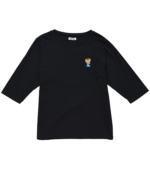 PUNYUS(プニュズ)の「ワンポイント7分T(Tシャツ/カットソー・レディース・ブラック/ブラック系その他/ホワイト/ホワイト系その他・1/4/2/3)」の3枚目の写真