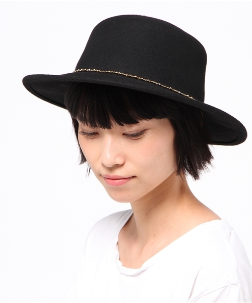 HELIOPOLE（エリオポール）の「LEONTINE VINTAGE カンカン帽（ハット・レディース・グレー/ネイビー/ブラック・SMALL）」の8枚目の写真