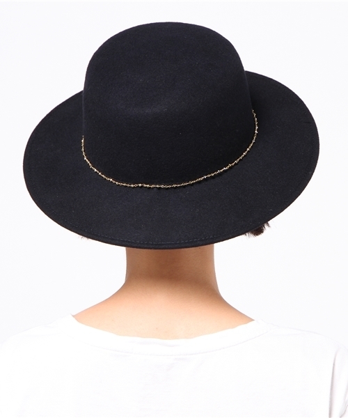 HELIOPOLE（エリオポール）の「LEONTINE VINTAGE カンカン帽（ハット・レディース・グレー/ネイビー/ブラック・SMALL）」の5枚目の写真