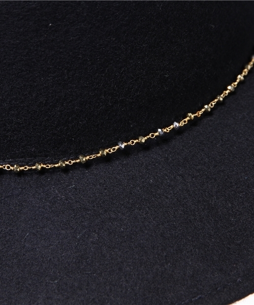 HELIOPOLE（エリオポール）の「LEONTINE VINTAGE カンカン帽（ハット・レディース・グレー/ネイビー/ブラック・SMALL）」の6枚目の写真