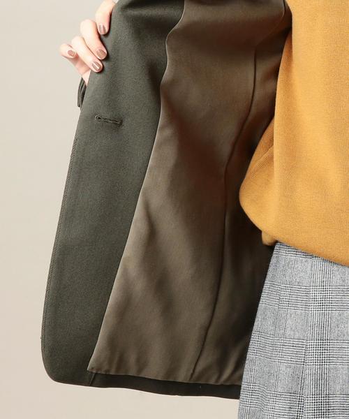 BEAUTY&YOUTH UNITED ARROWS（ビューティーアンドユースユナイテッドアローズ）の「BY カルゼロングジャケット◆（テーラードジャケット・レディース・ブラック/オリーブ・SMALL/MEDIUM）」の11枚目の写真