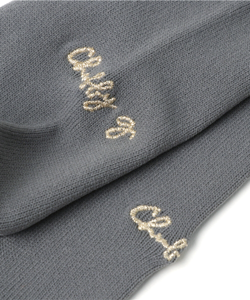 CHUBBYGANG（チャビーギャング）の「ラメオーバーニーソックス（ソックス/靴下・キッズ・ゴールド/グレー・19/22）」の5枚目の写真