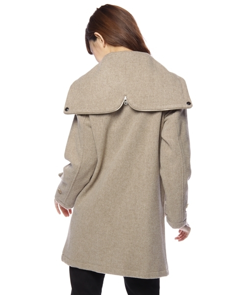 BEAMS BOY(ビームスボーイ)の「BEAMS BOY / ウールフードジップ(その他アウター・レディース・カーキ/ネイビー・ONE SIZE)」の12枚目の写真