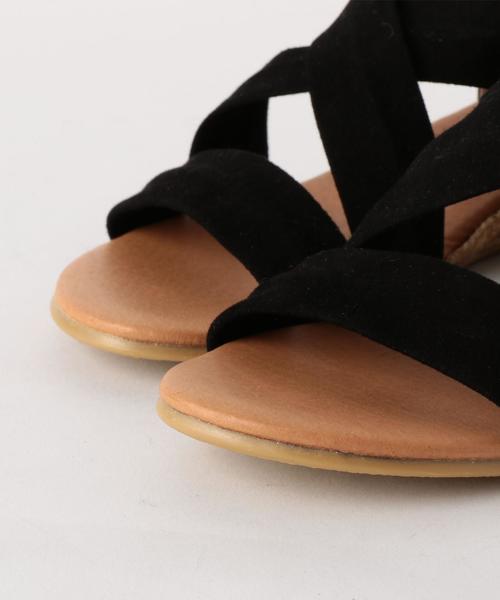 green label relaxing（グリーンレーベルリラクシング）の「◆PINAZ クロスウェッジ RF サンダル ◆（サンダル・レディース・ブラック/ライトグレー/ベージュ/イエロー/ライトピンク/レッド/シルバー・37/35/36/38）」の20枚目の写真