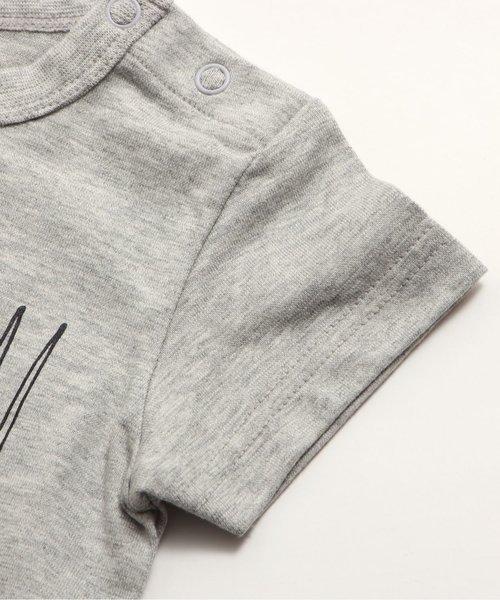 apres les cours（アプレレクール）の「メガネトロンプルイユ半袖Ｔシャツ（Tシャツ/カットソー・キッズ・レッド/グレー/サックスブルー・140/100/120/90/130/80/110）」の9枚目の写真