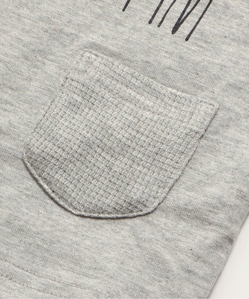 apres les cours（アプレレクール）の「メガネトロンプルイユ半袖Ｔシャツ（Tシャツ/カットソー・キッズ・レッド/グレー/サックスブルー・140/100/120/90/130/80/110）」の10枚目の写真