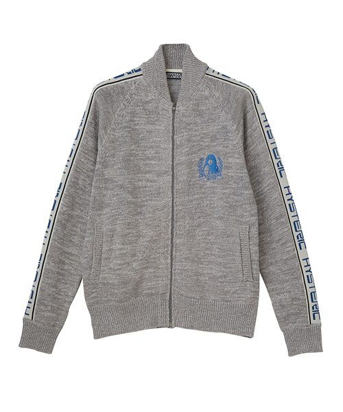 HYSTERIC GLAMOUR(ヒステリックグラマー)の「HYS LAURELE刺繍 BZ(ブルゾン・メンズ・ホワイト/トップグレー/ブラック・SMALL/MEDIUM/LARGE)」の9枚目の写真