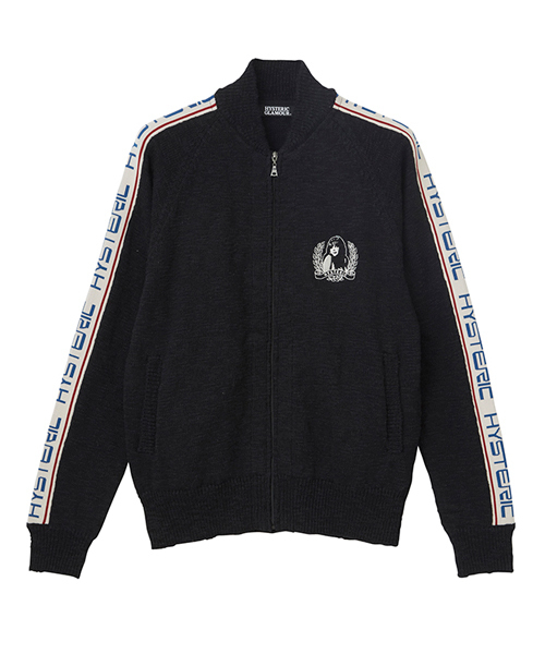 HYSTERIC GLAMOUR(ヒステリックグラマー)の「HYS LAURELE刺繍 BZ(ブルゾン・メンズ・ホワイト/トップグレー/ブラック・SMALL/MEDIUM/LARGE)」の8枚目の写真