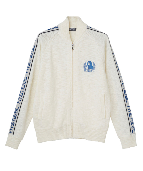 HYSTERIC GLAMOUR(ヒステリックグラマー)の「HYS LAURELE刺繍 BZ(ブルゾン・メンズ・ホワイト/トップグレー/ブラック・SMALL/MEDIUM/LARGE)」の7枚目の写真