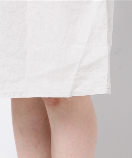 LBC（エルビーシー）の「ノースリVネックワンピース          （ワンピース・レディース・オフホワイト/グリーン/パープル・MEDIUM/LARGE）」の9枚目の写真