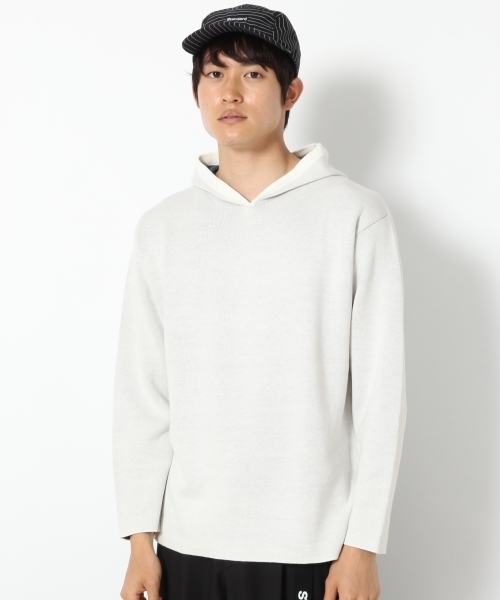 RAGEBLUE（レイジブルー）の「セッケツニットプルオーバーパーカ/764060（ニット/セーター・メンズ・ネイビー/ホワイト/イエロー・SMALL/LARGE/MEDIUM）」の9枚目の写真