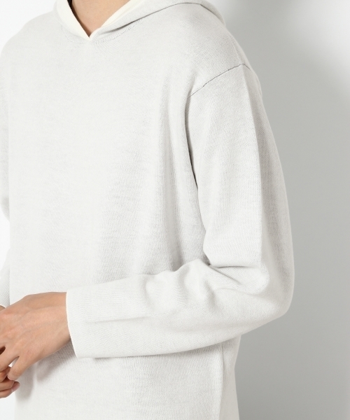 RAGEBLUE（レイジブルー）の「セッケツニットプルオーバーパーカ/764060（ニット/セーター・メンズ・ネイビー/ホワイト/イエロー・SMALL/LARGE/MEDIUM）」の13枚目の写真