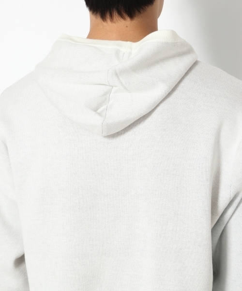 RAGEBLUE（レイジブルー）の「セッケツニットプルオーバーパーカ/764060（ニット/セーター・メンズ・ネイビー/ホワイト/イエロー・SMALL/LARGE/MEDIUM）」の6枚目の写真