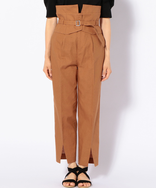 Khaju(カージュ)の「Khaju:2WAYベルトパンツ(その他パンツ・レディース・キャメル/ブラウン・27/26)」の4枚目の写真
