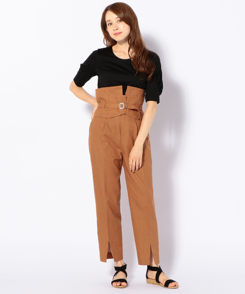 Khaju(カージュ)の「Khaju:2WAYベルトパンツ(その他パンツ・レディース・キャメル/ブラウン・27/26)」の7枚目の写真