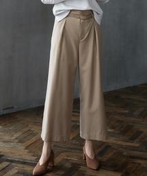 green label relaxing | KC T/R ハイウエスト ベルト ワイドパンツ(その他パンツ)