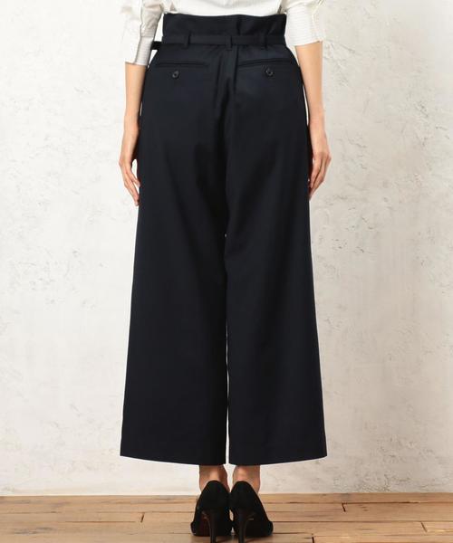 green label relaxing（グリーンレーベルリラクシング）の「■■■KC T/R ハイウエスト ベルト ワイドパンツ ◆（その他パンツ・レディース・ベージュ/オリーブ/ネイビー・36/38）」の4枚目の写真