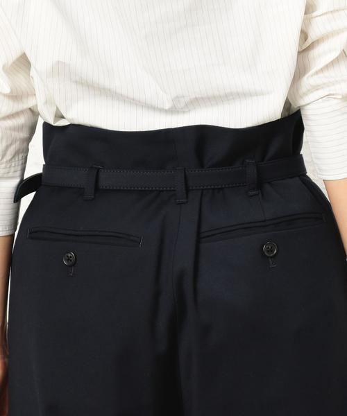 green label relaxing（グリーンレーベルリラクシング）の「■■■KC T/R ハイウエスト ベルト ワイドパンツ ◆（その他パンツ・レディース・ベージュ/オリーブ/ネイビー・36/38）」の18枚目の写真