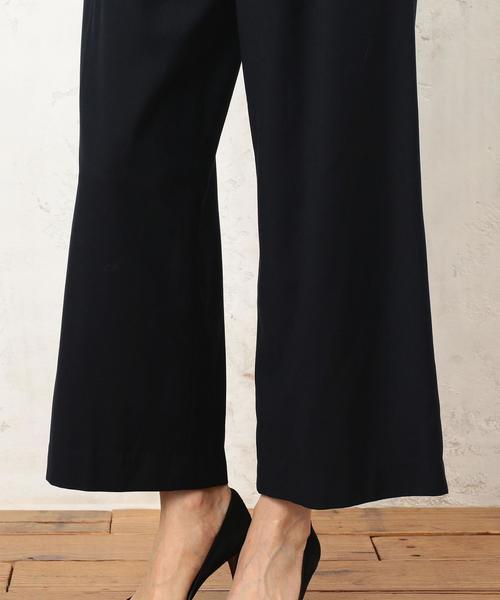 green label relaxing（グリーンレーベルリラクシング）の「■■■KC T/R ハイウエスト ベルト ワイドパンツ ◆（その他パンツ・レディース・ベージュ/オリーブ/ネイビー・36/38）」の19枚目の写真