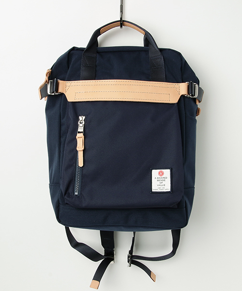 AS2OV (アッソブ) HI DENSITY CORDURA NYLON BOX BACKPACK ハイデンシティー ボックス バックパック 091406
