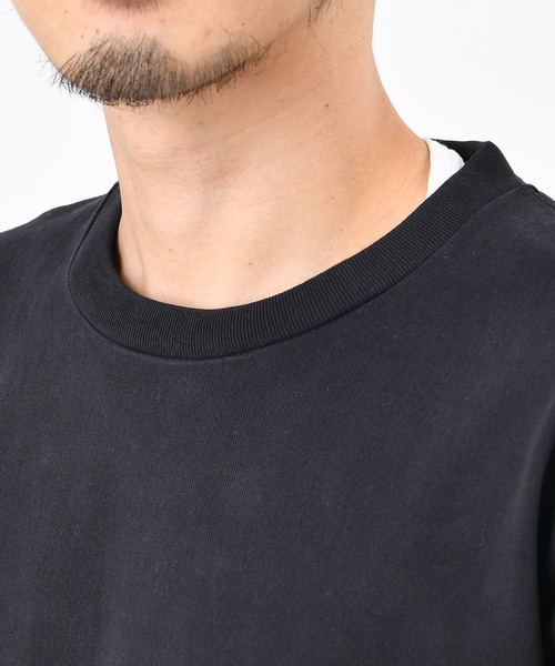 CIAOPANIC TYPY(チャオパニックティピー)の「USAコットンヘビーTシャツ(Tシャツ/カットソー・メンズ・ホワイト/ホワイト×ネイビー/ブラック/グレー/ベージュ/ネイビー・LARGE/MEDIUM/SMALL)」の10枚目の写真