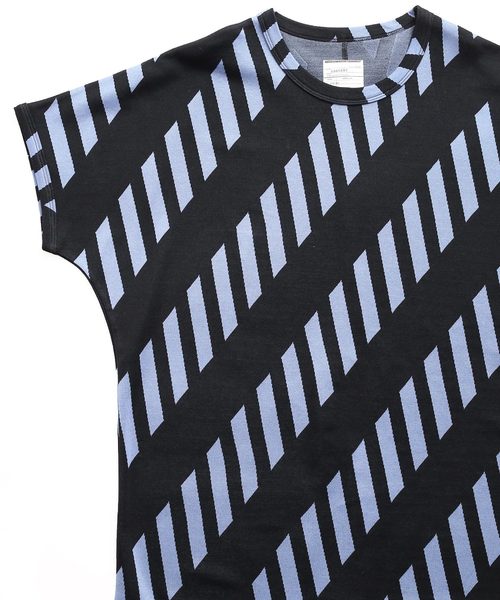 SHAREEF（シャリーフ）の「BIAS JQ CREW-NECK BIG-T（Tシャツ/カットソー・メンズ・ホワイト/モカ/ブルー・1/2/3）」の7枚目の写真