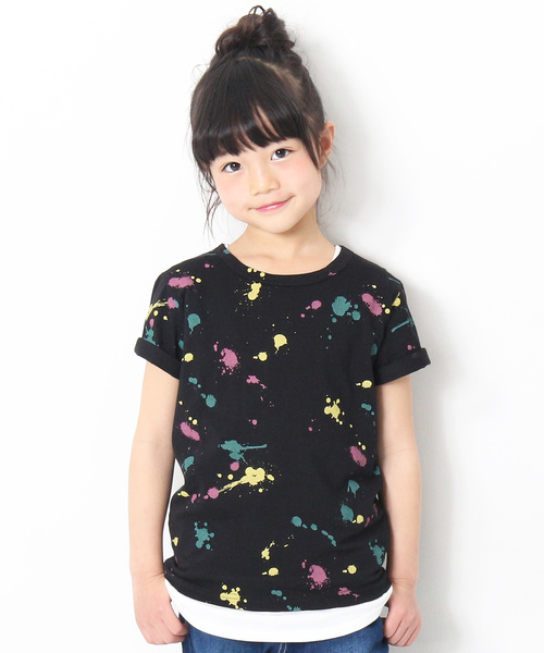 devirock（デビロック）の「総柄プリント半袖Tシャツ カットソー（Tシャツ/カットソー・キッズ・その他1/その他3/その他4/その他2・100cm/110cm/120cm/130cm/140cm/150cm/160cm）」の2枚目の写真