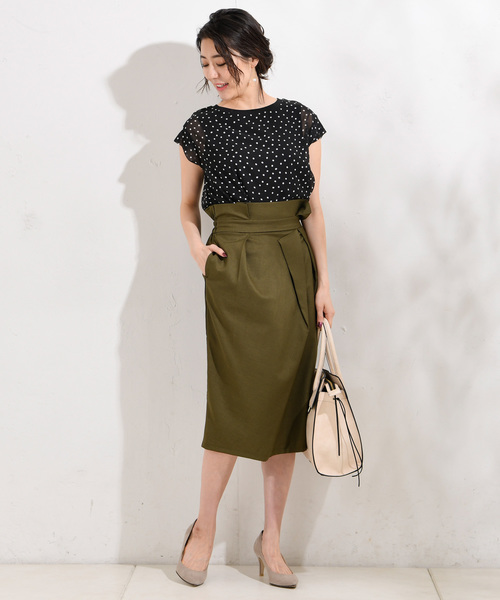 RIVE DROITE（リヴドロワ）の「ドットレイヤーブラウス（シャツ/ブラウス・レディース・ブラック・FREE）」の5枚目の写真