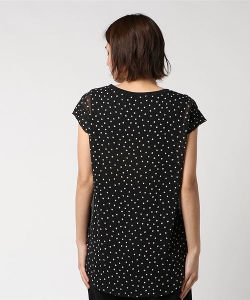 RIVE DROITE（リヴドロワ）の「ドットレイヤーブラウス（シャツ/ブラウス・レディース・ブラック・FREE）」の2枚目の写真