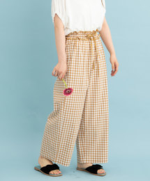 POU DOU DOU | フリルベルトギャザーパンツ(その他パンツ)