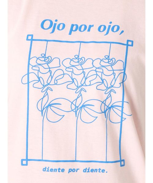 merry jenny（メリージェニー）の「スクエアrose Tee（Tシャツ/カットソー・レディース・ピンク/オフホワイト/ブラック・FREE）」の11枚目の写真