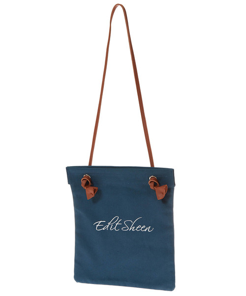 Edit Sheen(エディットシーン)の「スリムキャンバスロゴトートバッグ(トートバッグ・レディース・ホワイト/ベージュ/ネイビー/カーキ・FREE)」の10枚目の写真