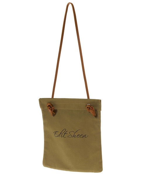 Edit Sheen(エディットシーン)の「スリムキャンバスロゴトートバッグ(トートバッグ・レディース・ホワイト/ベージュ/ネイビー/カーキ・FREE)」の17枚目の写真