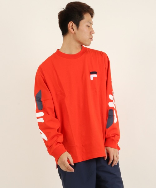 FILA HERITAGE(フィラヘリテージ)の「【FILA heritage】フィラ デザイン袖ロゴクルーネックロングスリーブTシャツ(スウェット・メンズ・ホワイト/ライトブルー/ブラック/ブルー系その他/ホワイト系その他/イエロー/レッド/ホワイト系その他2/レッド系その他・M/L/2XL/XL)」の8枚目の写真