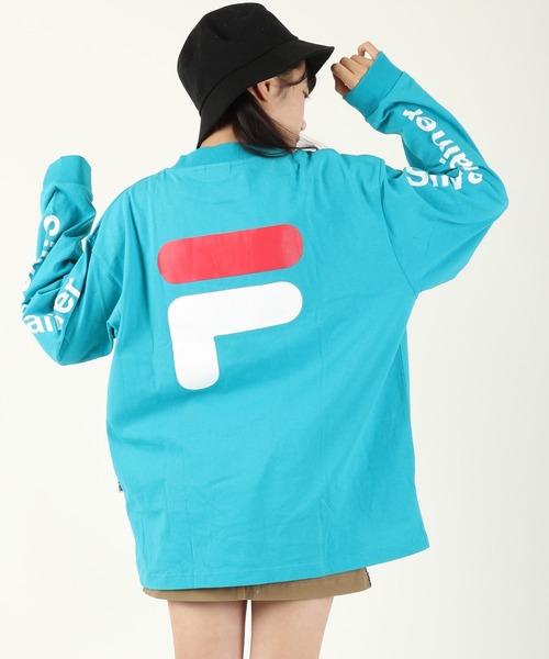 FILA HERITAGE(フィラヘリテージ)の「【FILA heritage】フィラ デザイン袖ロゴクルーネックロングスリーブTシャツ(スウェット・メンズ・ホワイト/ライトブルー/ブラック/ブルー系その他/ホワイト系その他/イエロー/レッド/ホワイト系その他2/レッド系その他・M/L/2XL/XL)」の6枚目の写真