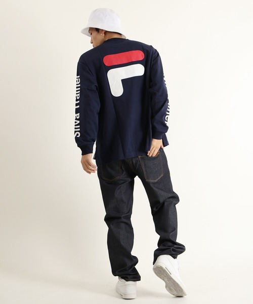 FILA HERITAGE(フィラヘリテージ)の「【FILA heritage】フィラ デザイン袖ロゴクルーネックロングスリーブTシャツ(スウェット・メンズ・ホワイト/ライトブルー/ブラック/ブルー系その他/ホワイト系その他/イエロー/レッド/ホワイト系その他2/レッド系その他・M/L/2XL/XL)」の19枚目の写真