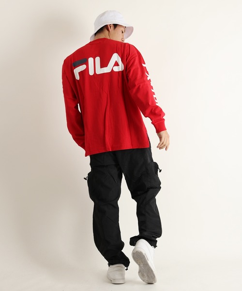 FILA HERITAGE(フィラヘリテージ)の「【FILA heritage】フィラ デザイン袖ロゴクルーネックロングスリーブTシャツ(スウェット・メンズ・ホワイト/ライトブルー/ブラック/ブルー系その他/ホワイト系その他/イエロー/レッド/ホワイト系その他2/レッド系その他・M/L/2XL/XL)」の17枚目の写真