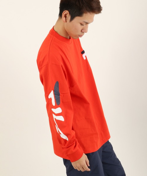 FILA HERITAGE(フィラヘリテージ)の「【FILA heritage】フィラ デザイン袖ロゴクルーネックロングスリーブTシャツ(スウェット・メンズ・ホワイト/ライトブルー/ブラック/ブルー系その他/ホワイト系その他/イエロー/レッド/ホワイト系その他2/レッド系その他・M/L/2XL/XL)」の13枚目の写真