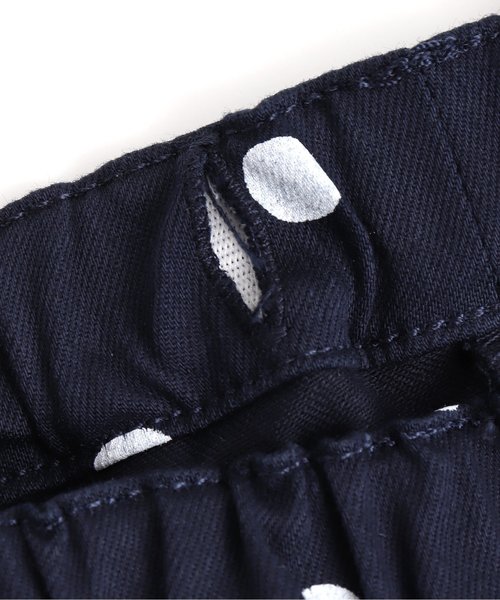 apres les cours（アプレレクール）の「ストレッチツイル8分丈パンツ（その他パンツ・キッズ・ネイビー/カーキ・90/100/110/120/80/130/140）」の9枚目の写真