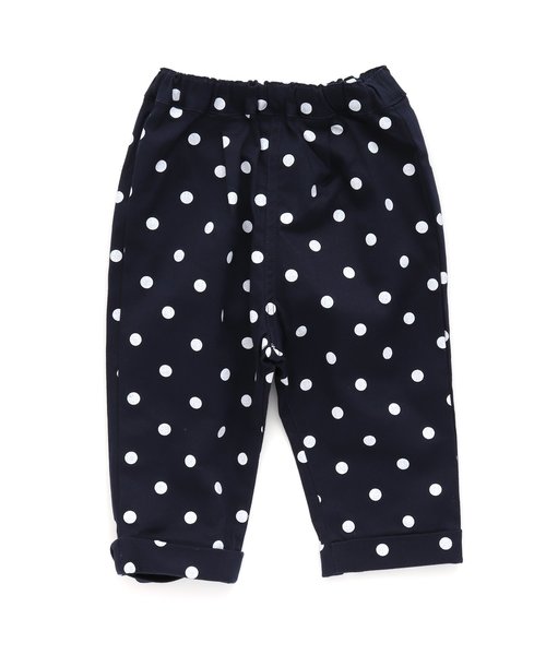 apres les cours（アプレレクール）の「ストレッチツイル8分丈パンツ（その他パンツ・キッズ・ネイビー/カーキ・90/100/110/120/80/130/140）」の10枚目の写真