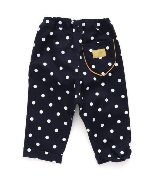 apres les cours（アプレレクール）の「ストレッチツイル8分丈パンツ（その他パンツ・キッズ・ネイビー/カーキ・90/100/110/120/80/130/140）」の12枚目の写真