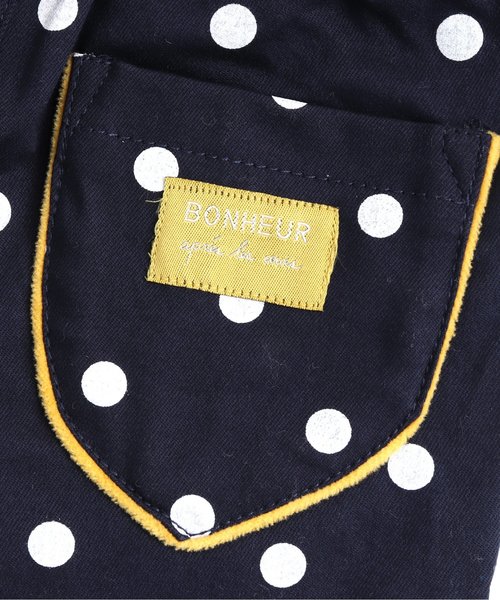 apres les cours（アプレレクール）の「ストレッチツイル8分丈パンツ（その他パンツ・キッズ・ネイビー/カーキ・90/100/110/120/80/130/140）」の14枚目の写真